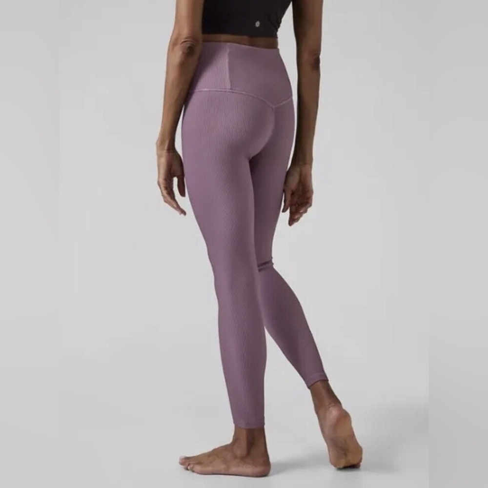 Athleta Elation Rib Tight in Dark Sky Violet Size XS